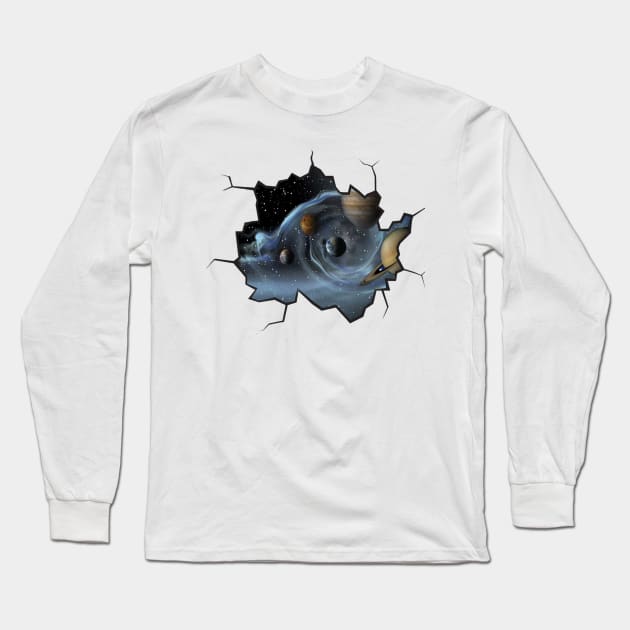 Continues living Long Sleeve T-Shirt by Just Kidding by Nadine May